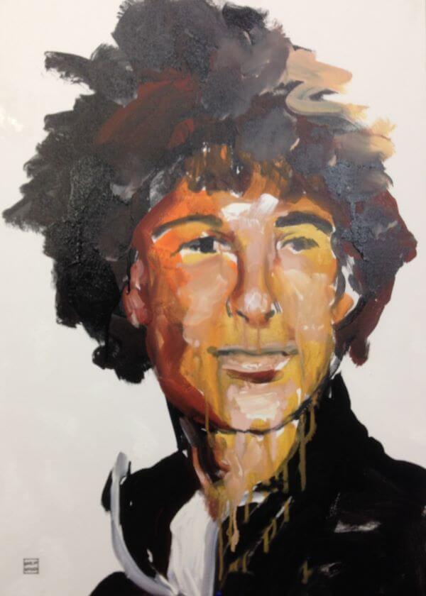 Finalist in 2015 Victor Zhang Portrait Prize, Todd painted by Philip David