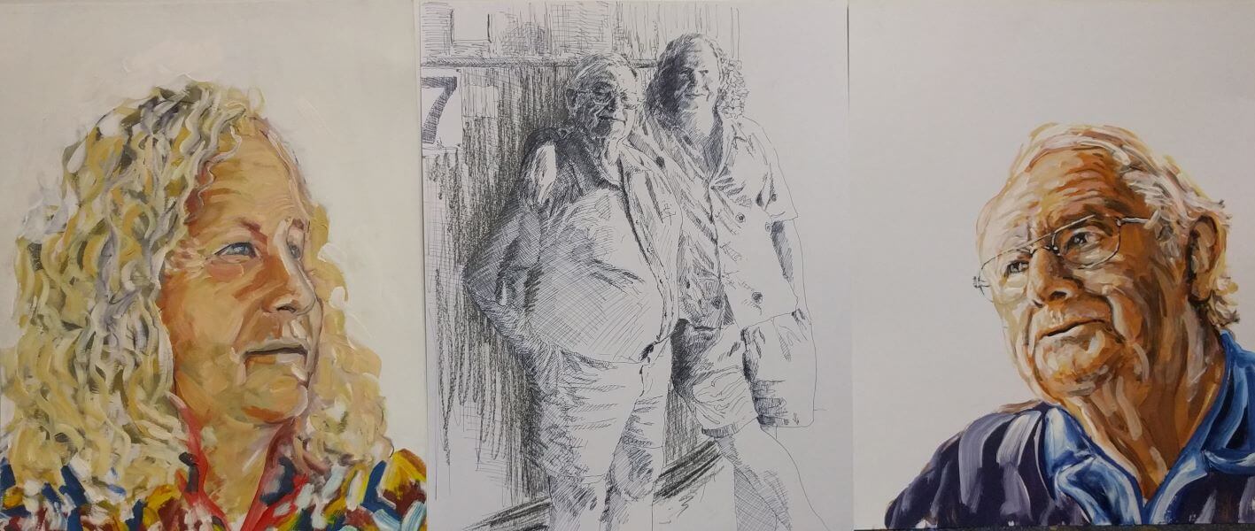 Finalist in 2016 Characters of the Fleurieu Prize, Father and Son by Philip David