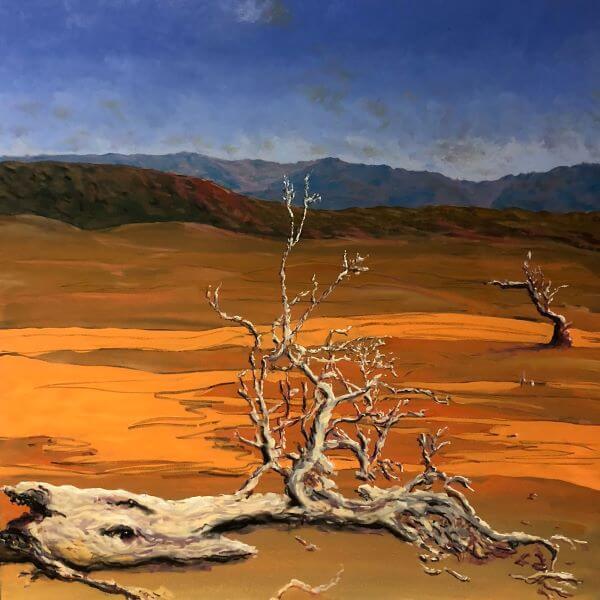 Finalist in 2019 Solar Art Prize, Death of the Bunyip by Philip David