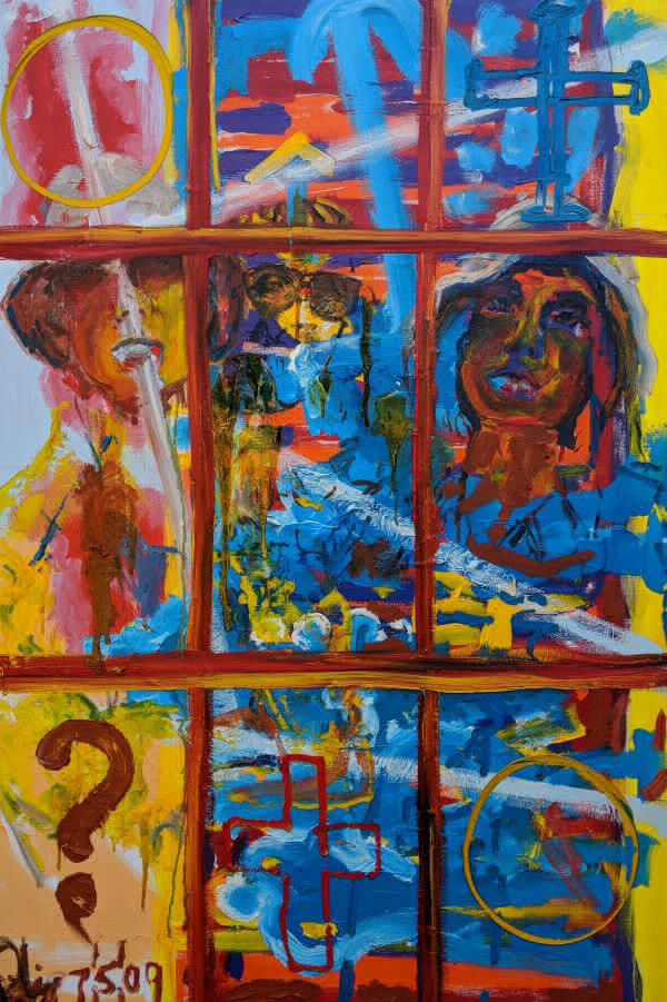Australian Gothic Series painted by Philip David