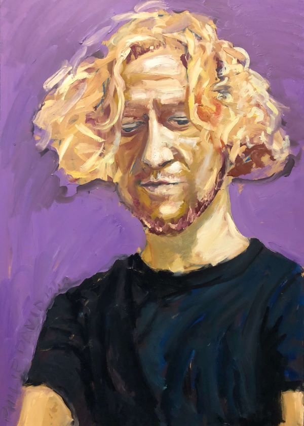 Portrait of Dan Withey, Artist, painted by Philip David