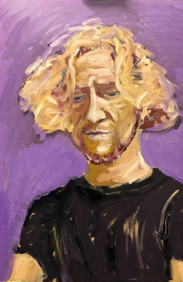Portrait of Dan Withey, Artist, painted by Philip David