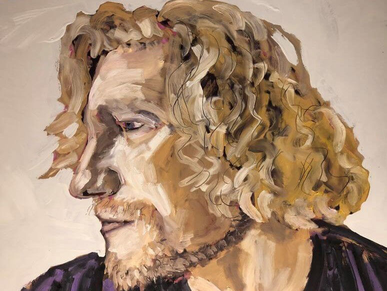 Portrait of Dan Withey, Artist, painted by Philip David