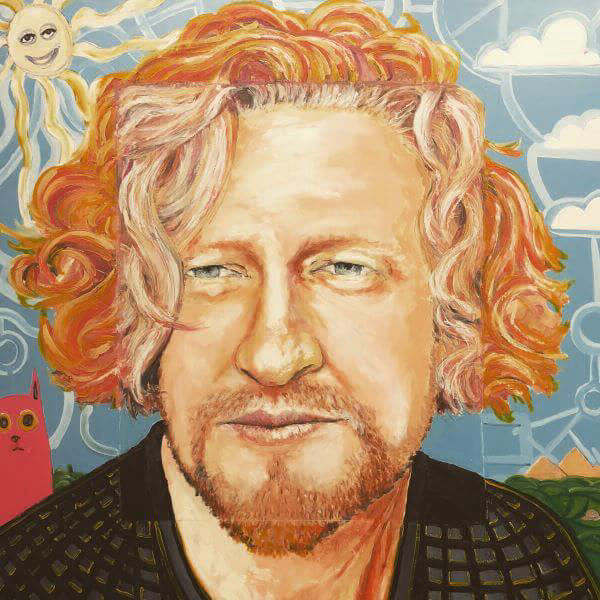 Portrait of Dan Withey, Artist, painted by Philip David