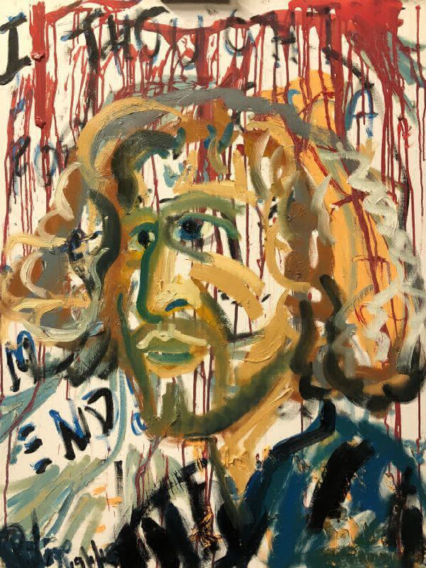 Portrait of Dan Withey, Artist, painted by Philip David
