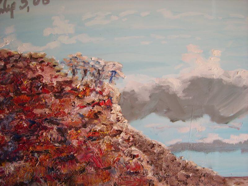 Central Australia painted by Philip David
