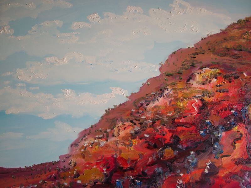 Flinders Ranges painted by Philip David