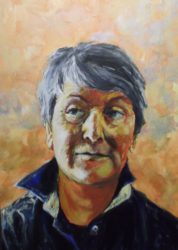 Portrait of Jane Fargher painted by Philip David