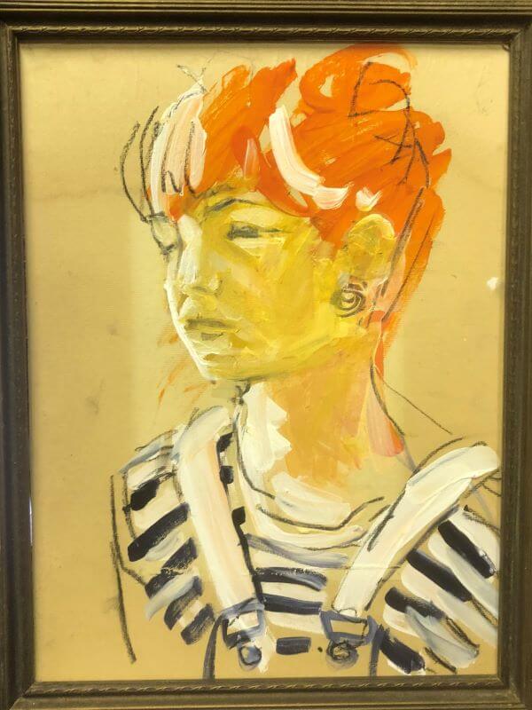 Portrait of Jasmine Crisp, Artist, painted by Philip David