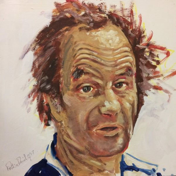 Portrait of Jungle Phillips, Artist, painted by Philip David