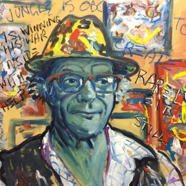 Portrait of Jungle Phillips, Artist, painted by Philip David
