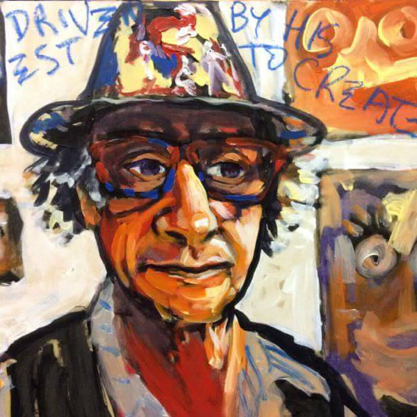 Portrait of Jungle Phillips, Artist, painted by Philip David