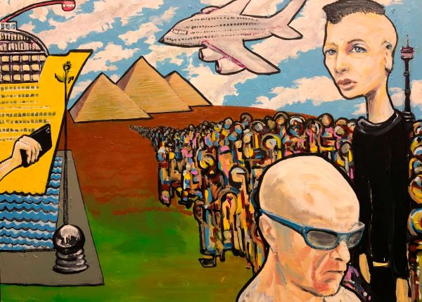 Les Gens de la Terre Series painted by Philip David