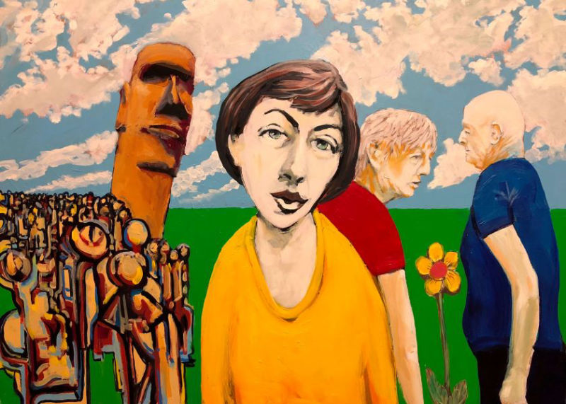 Les Gens de la Terre Series painted by Philip David