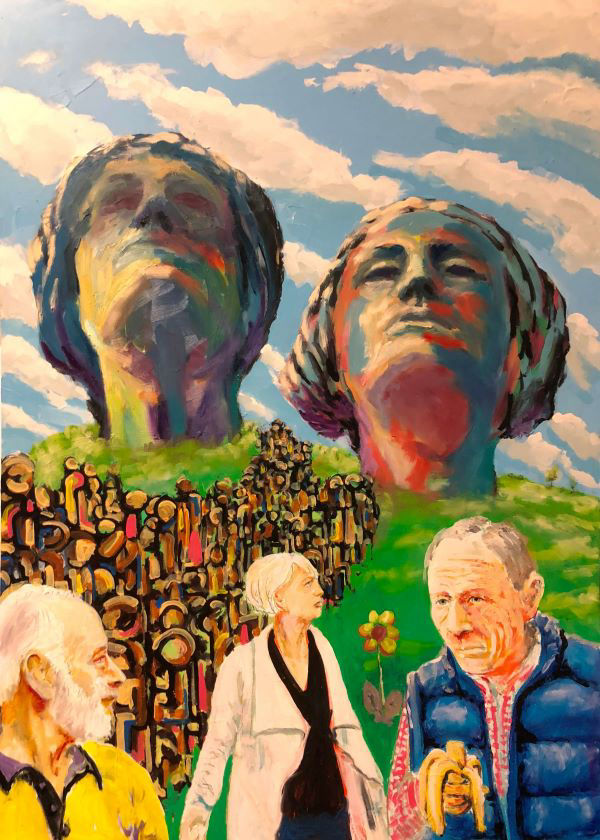 Les Gens de la Terre Series painted by Philip David