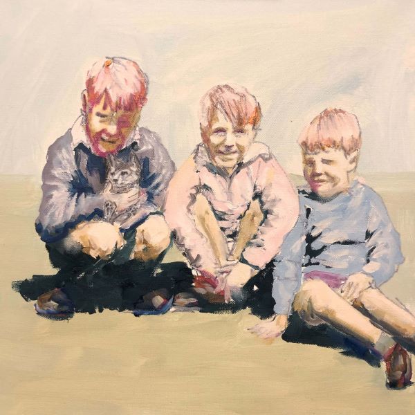 Childhood Family Memories Series painted by Philip David