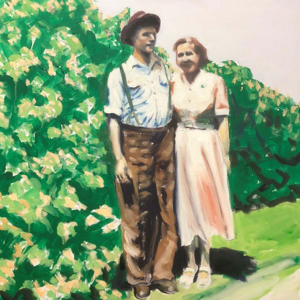 Childhood Family Memories Series painted by Philip David