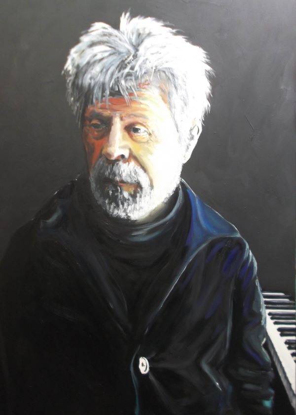 Portrait of Ross Edwards, Composer, painted by Philip David