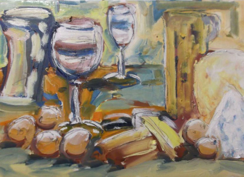 Still Life painted by Philip David