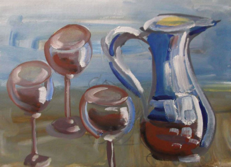 Still Life painted by Philip David