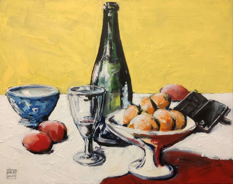 Still Life painted by Philip David