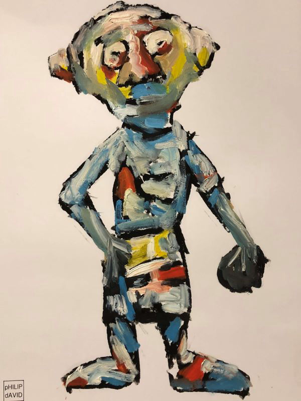 Weekend Warriors painted by Philip David