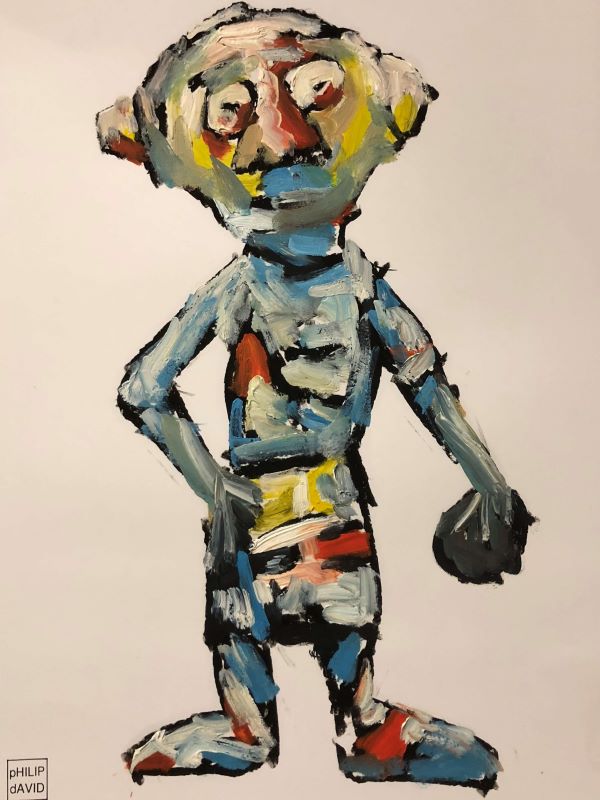 Weekend Warriors painted by Philip David
