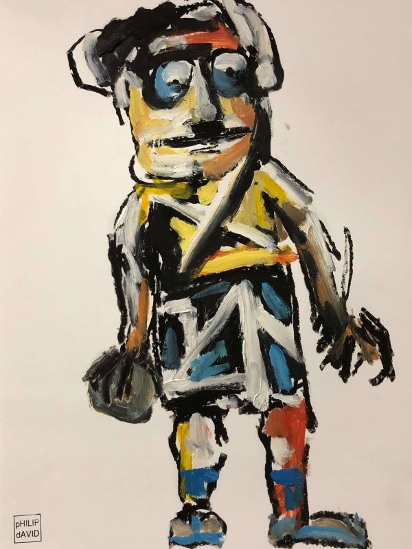 Weekend Warriors painted by Philip David